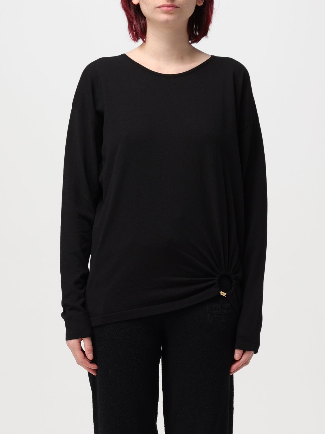 Elisabetta Franchi Jumper ELISABETTA FRANCHI Woman colour Black