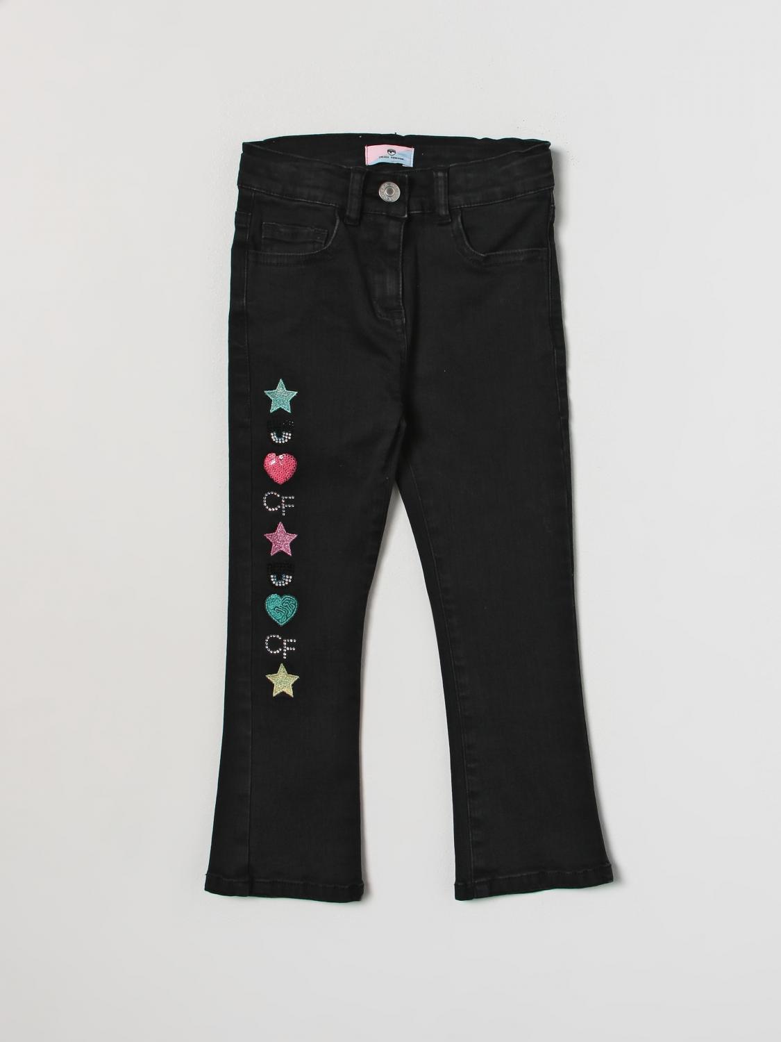 CHIARA FERRAGNI Jeans CHIARA FERRAGNI Kids colour Black