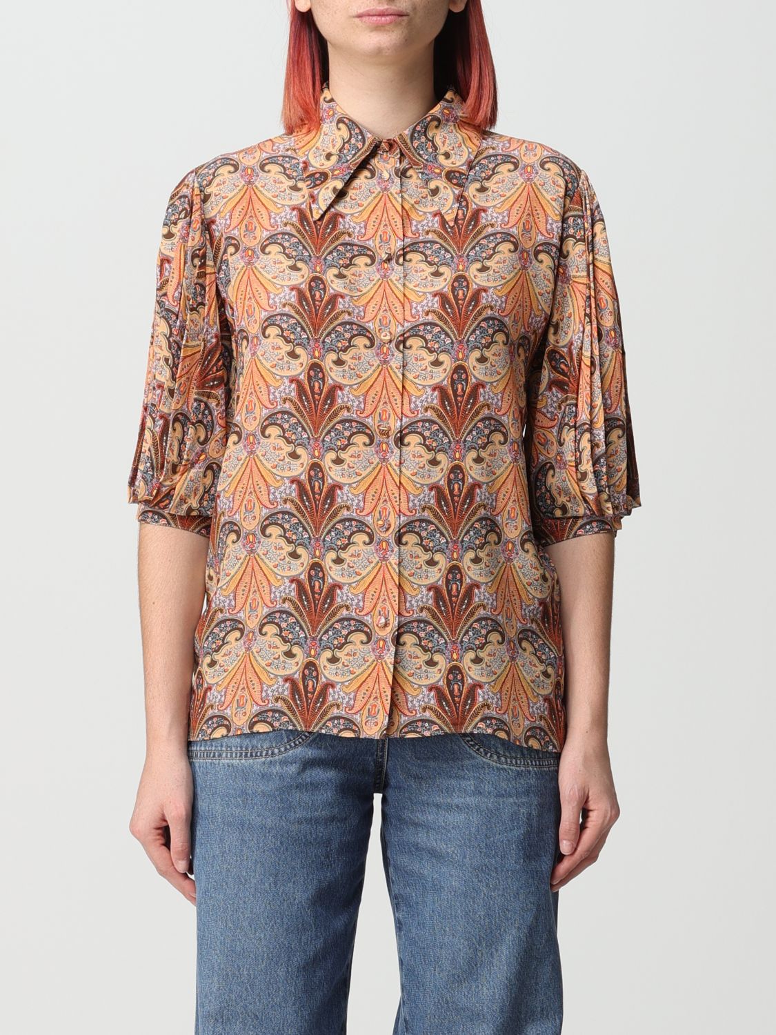 Etro Shirt ETRO Woman colour Blue