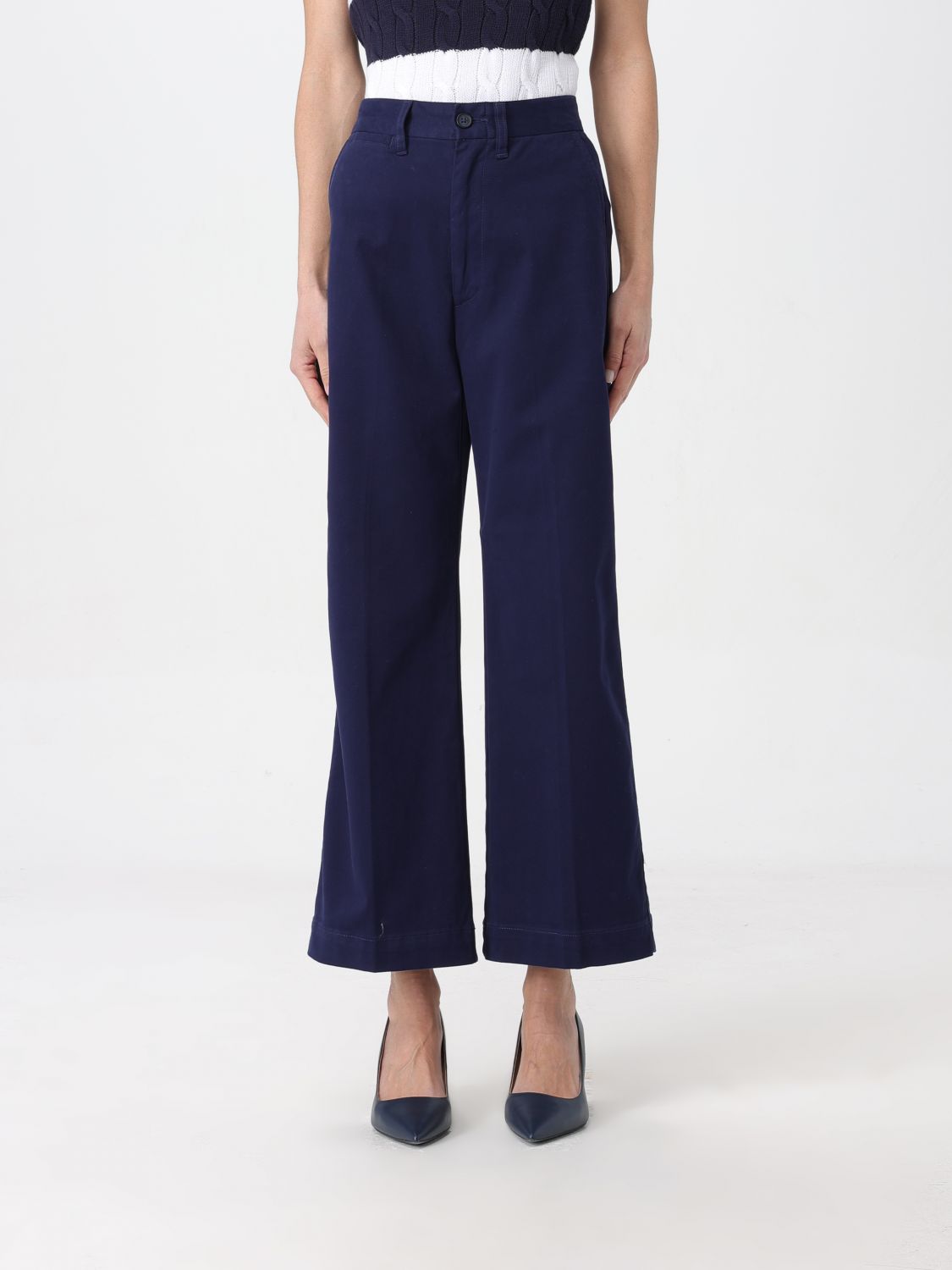 Polo Ralph Lauren Trousers POLO RALPH LAUREN Woman colour Navy