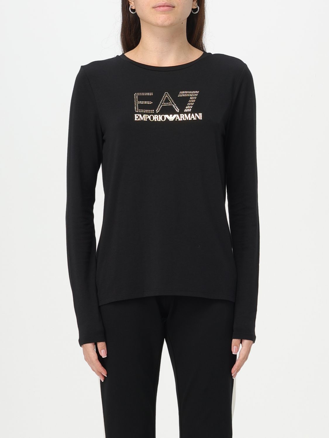 EA7 T-Shirt EA7 Woman colour Black