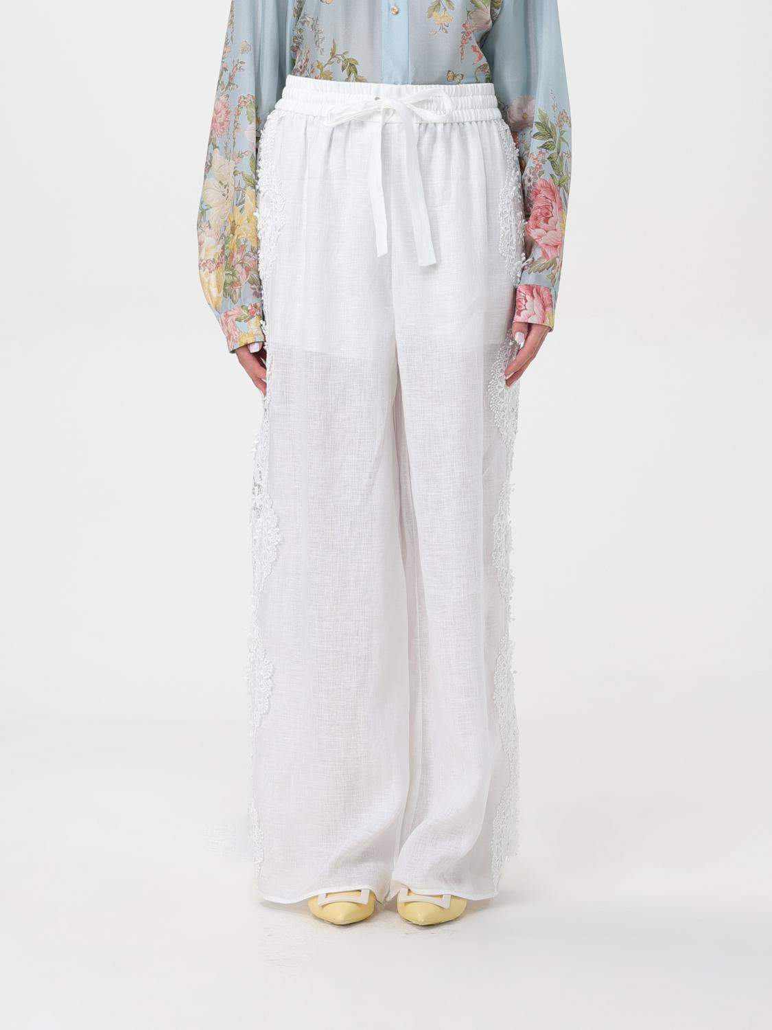 Zimmermann Pants ZIMMERMANN Woman color White