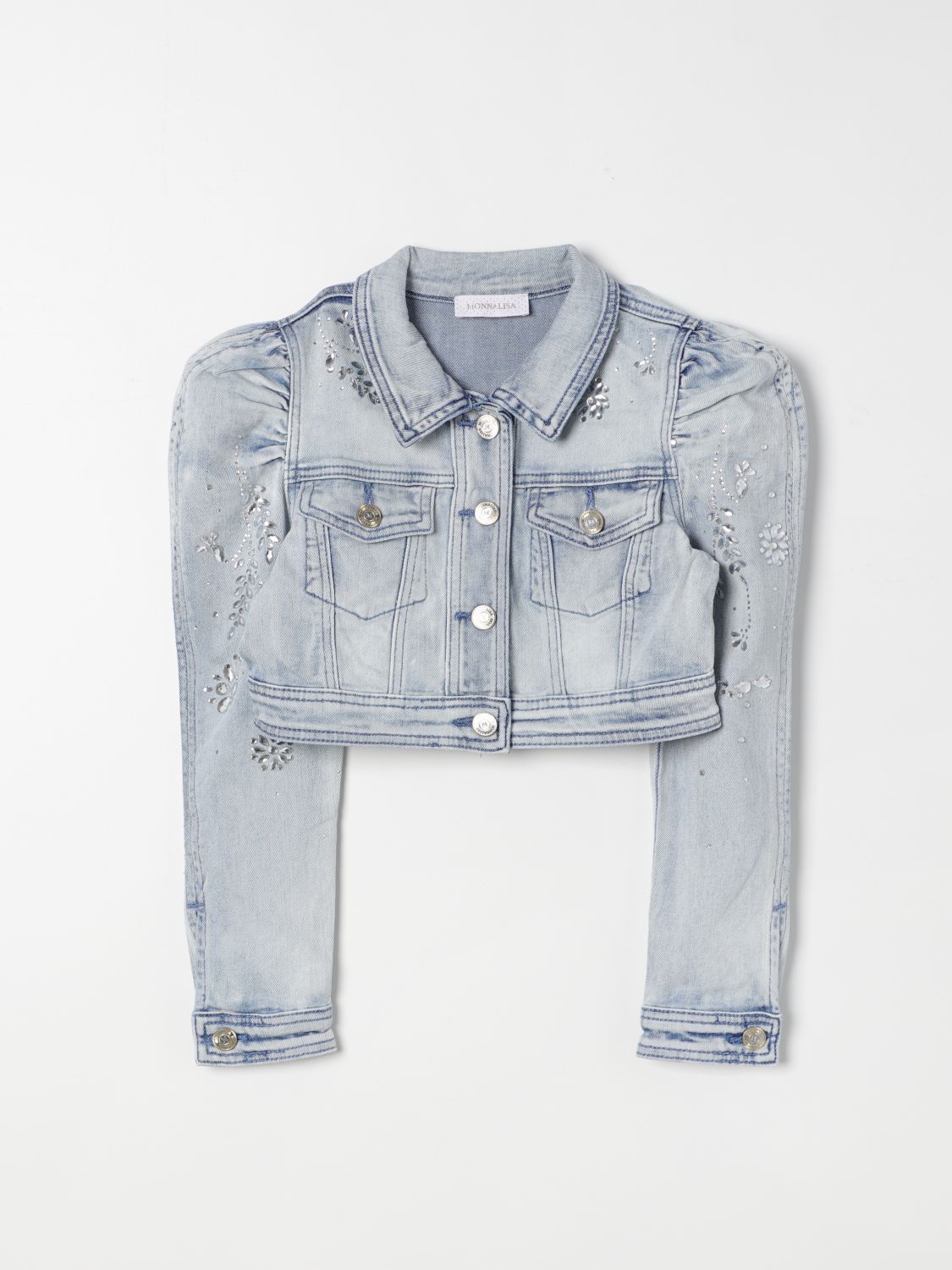 Monnalisa Jacket MONNALISA Kids colour Denim