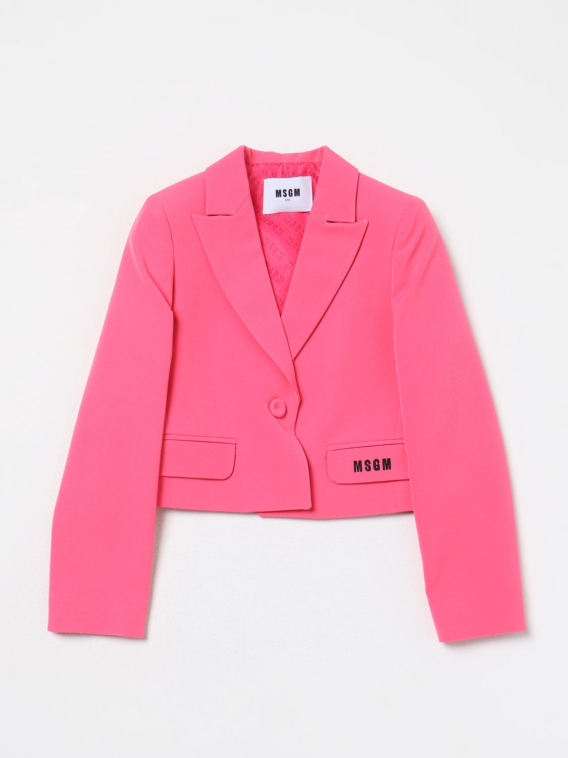 Msgm Kids Blazer MSGM KIDS Kids colour Fuchsia