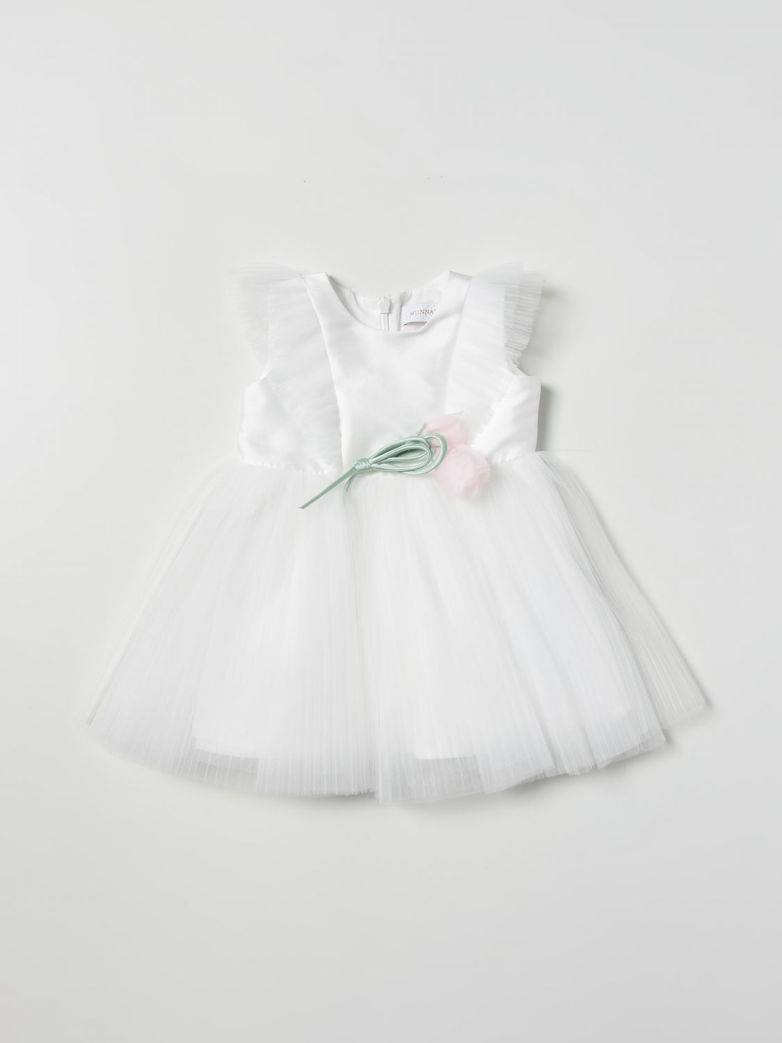 Monnalisa Dress MONNALISA Kids colour Cream