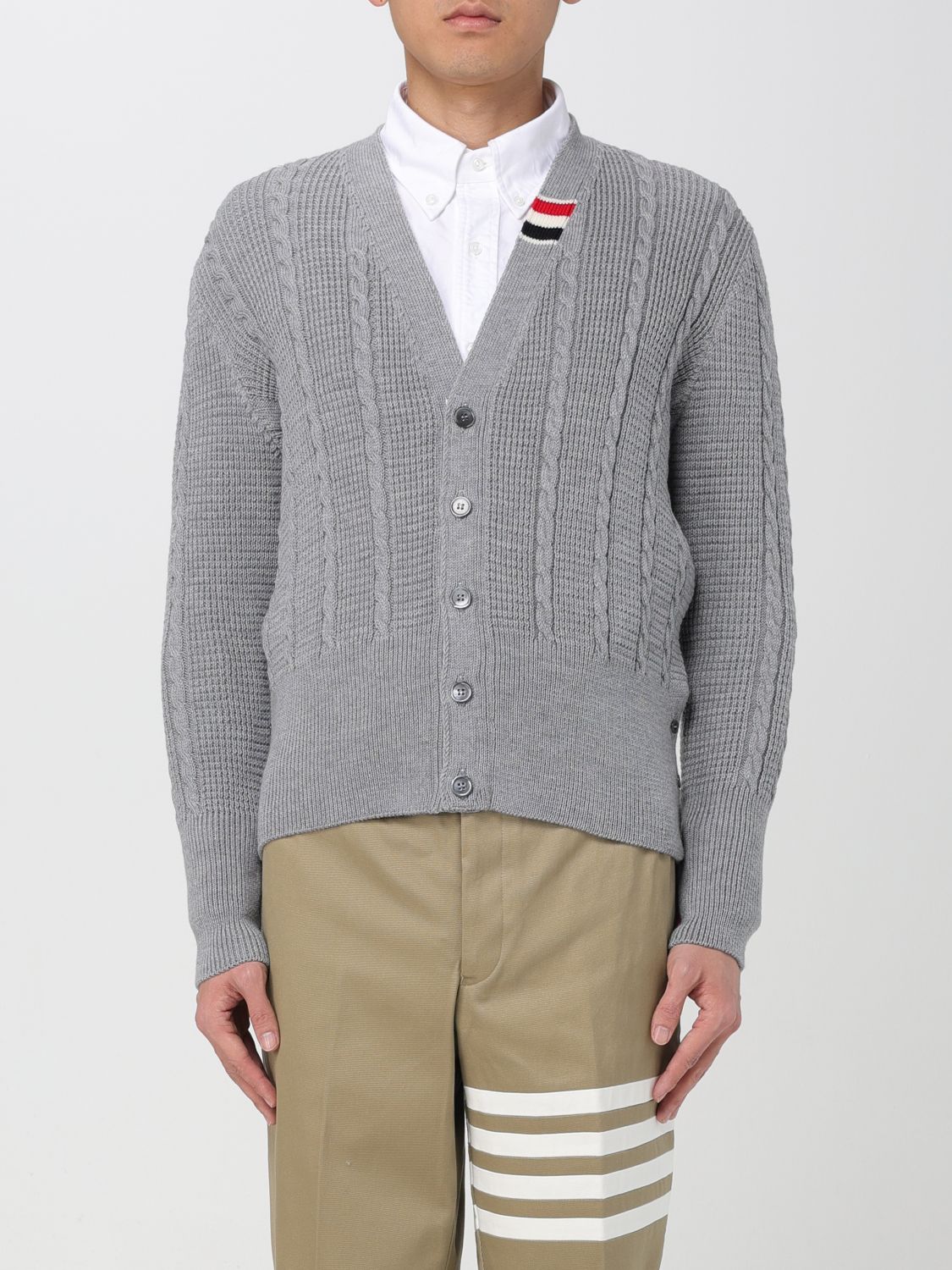 Thom Browne Cardigan THOM BROWNE Men colour Grey