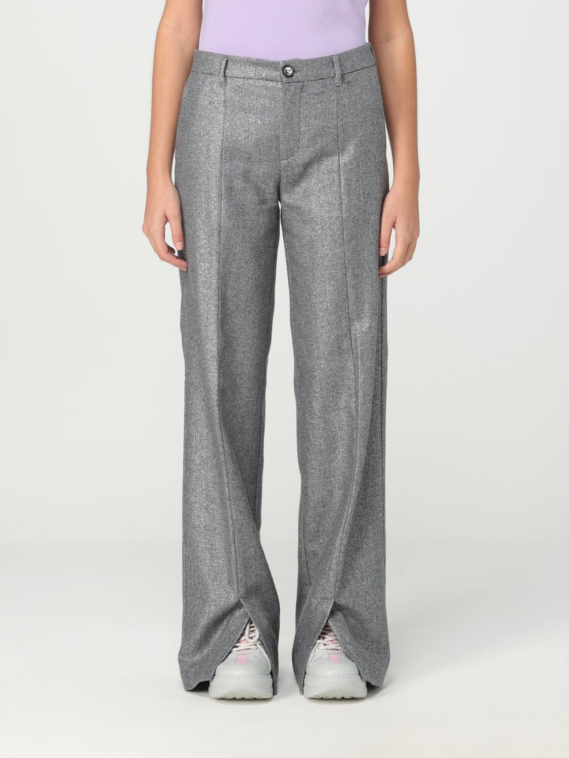 CHIARA FERRAGNI Trousers CHIARA FERRAGNI Woman colour Silver