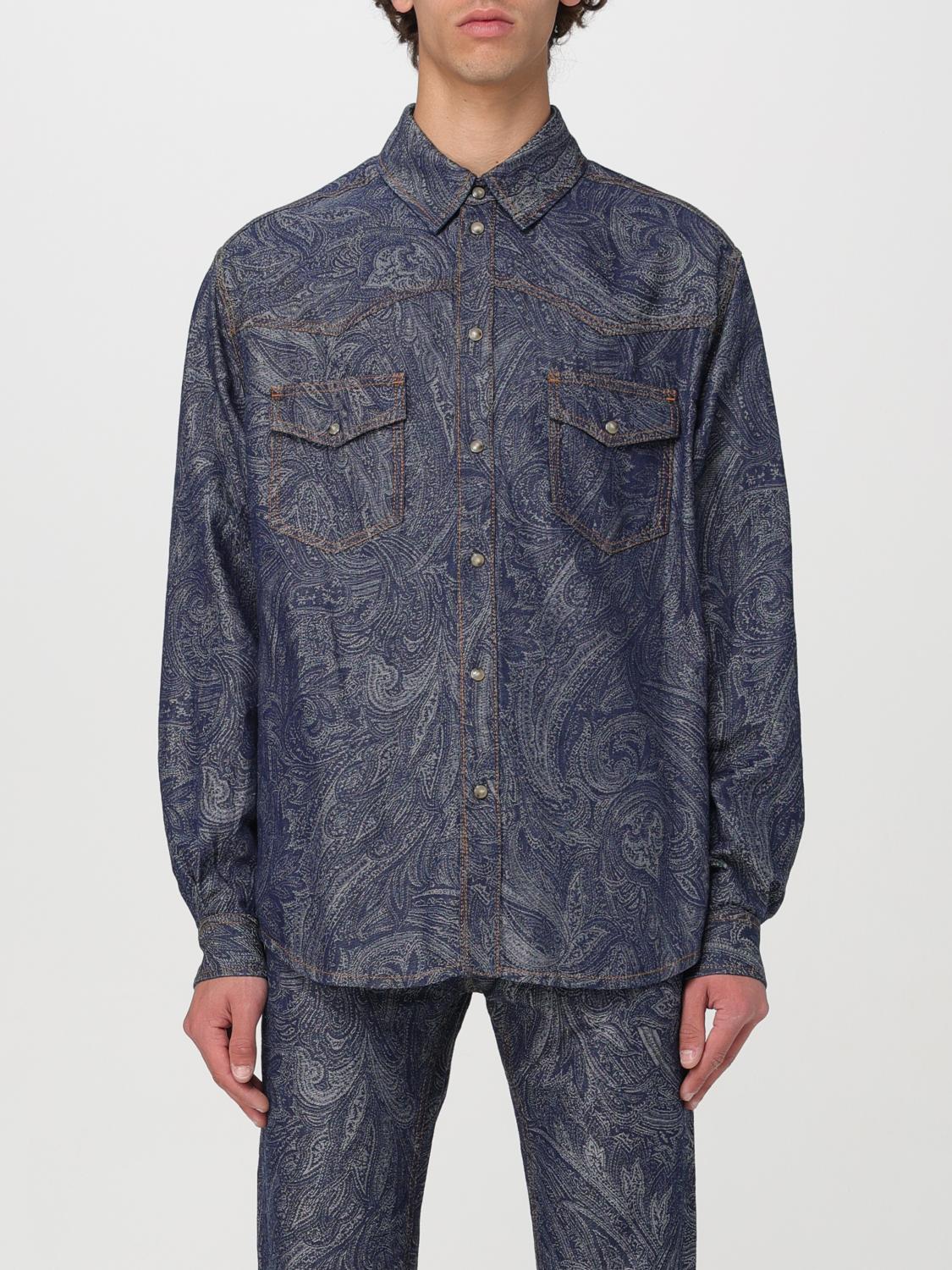 Etro Shirt ETRO Men colour Blue