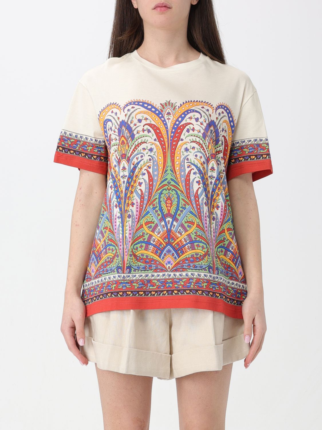 Etro T-Shirt ETRO Woman colour Multicolor