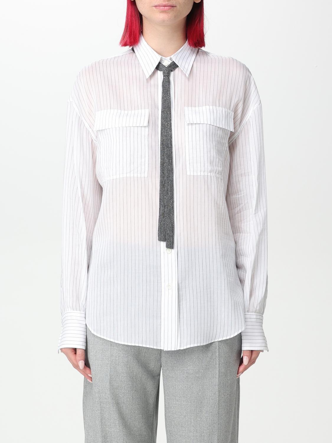 Brunello Cucinelli Shirt BRUNELLO CUCINELLI Woman colour White