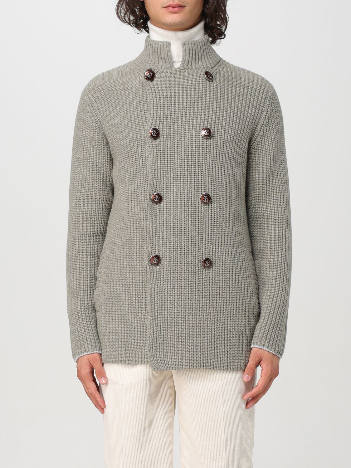 Brunello Cucinelli Cardigan BRUNELLO CUCINELLI Men color Green