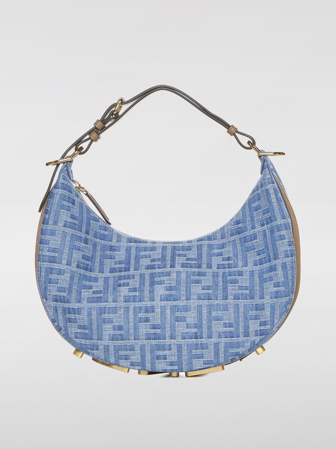 FENDI Handbag FENDI Woman color Denim