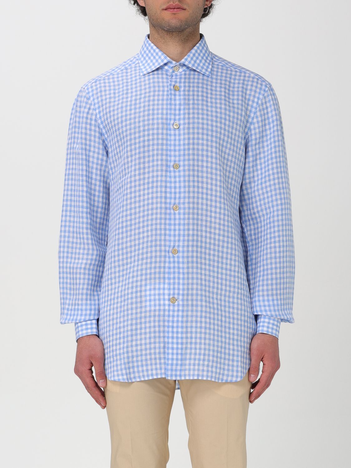 Kiton Shirt KITON Men colour Blue 1