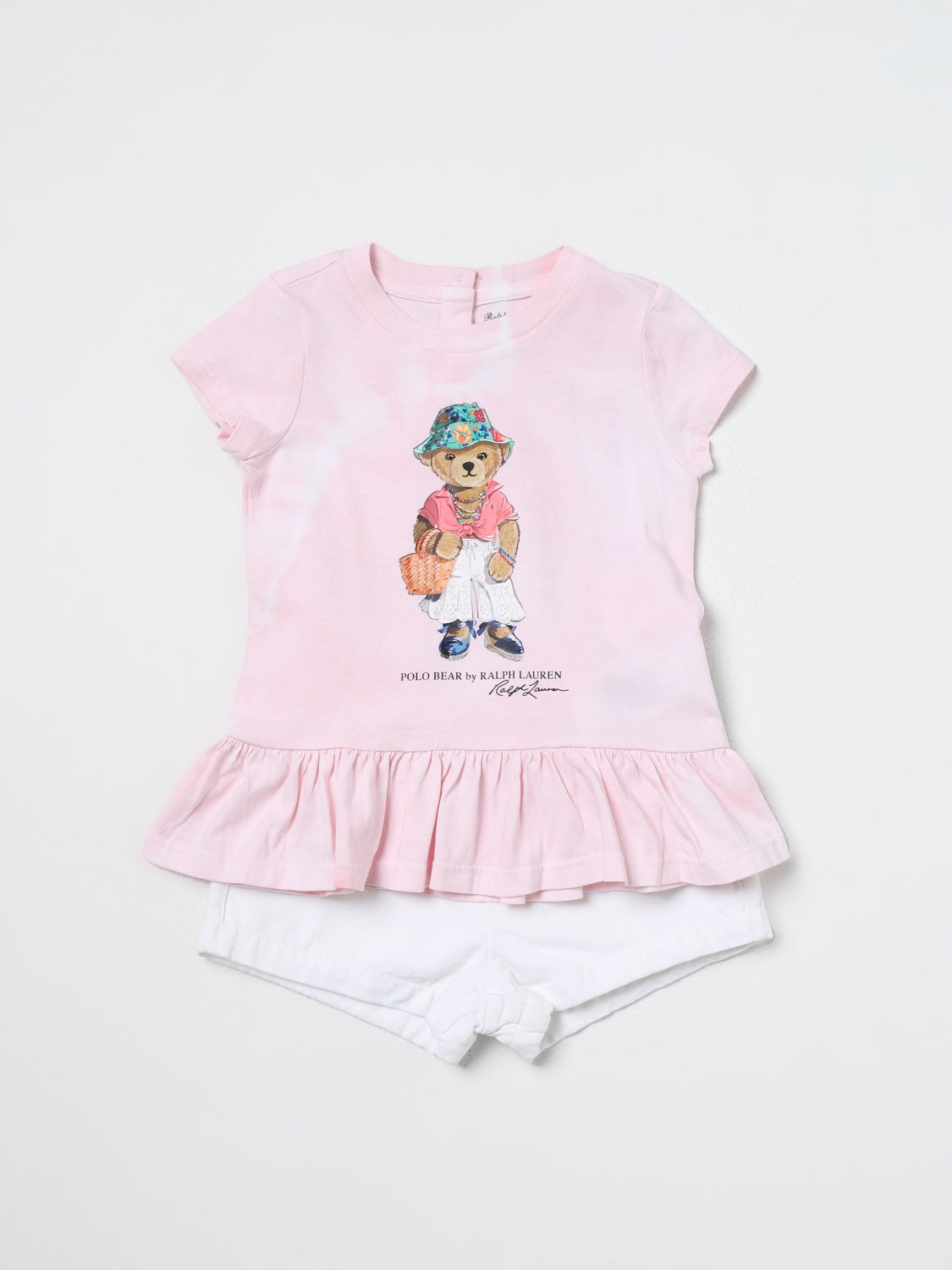 Polo Ralph Lauren Romper POLO RALPH LAUREN Kids color Pink