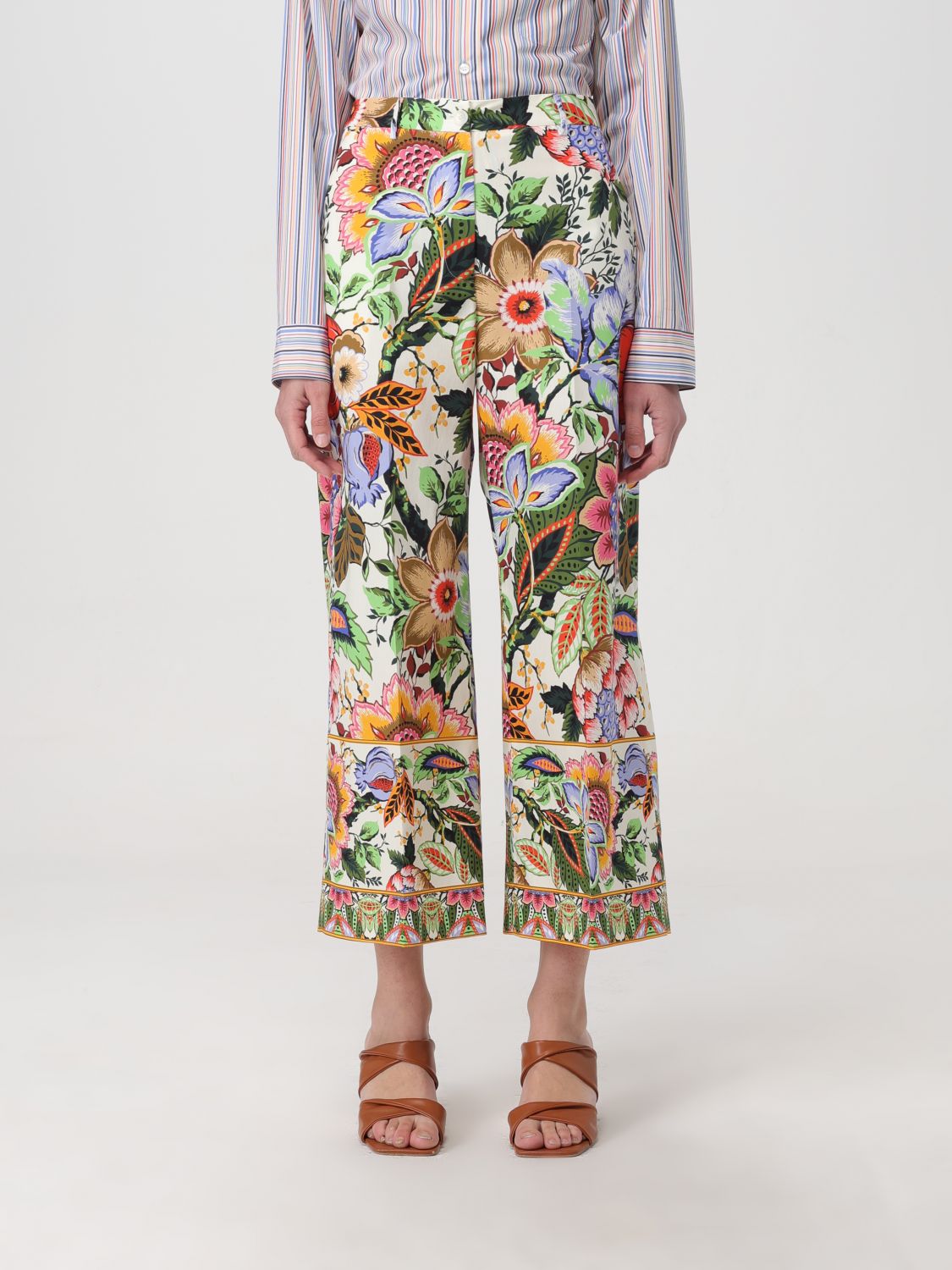 Etro Trousers ETRO Woman colour White