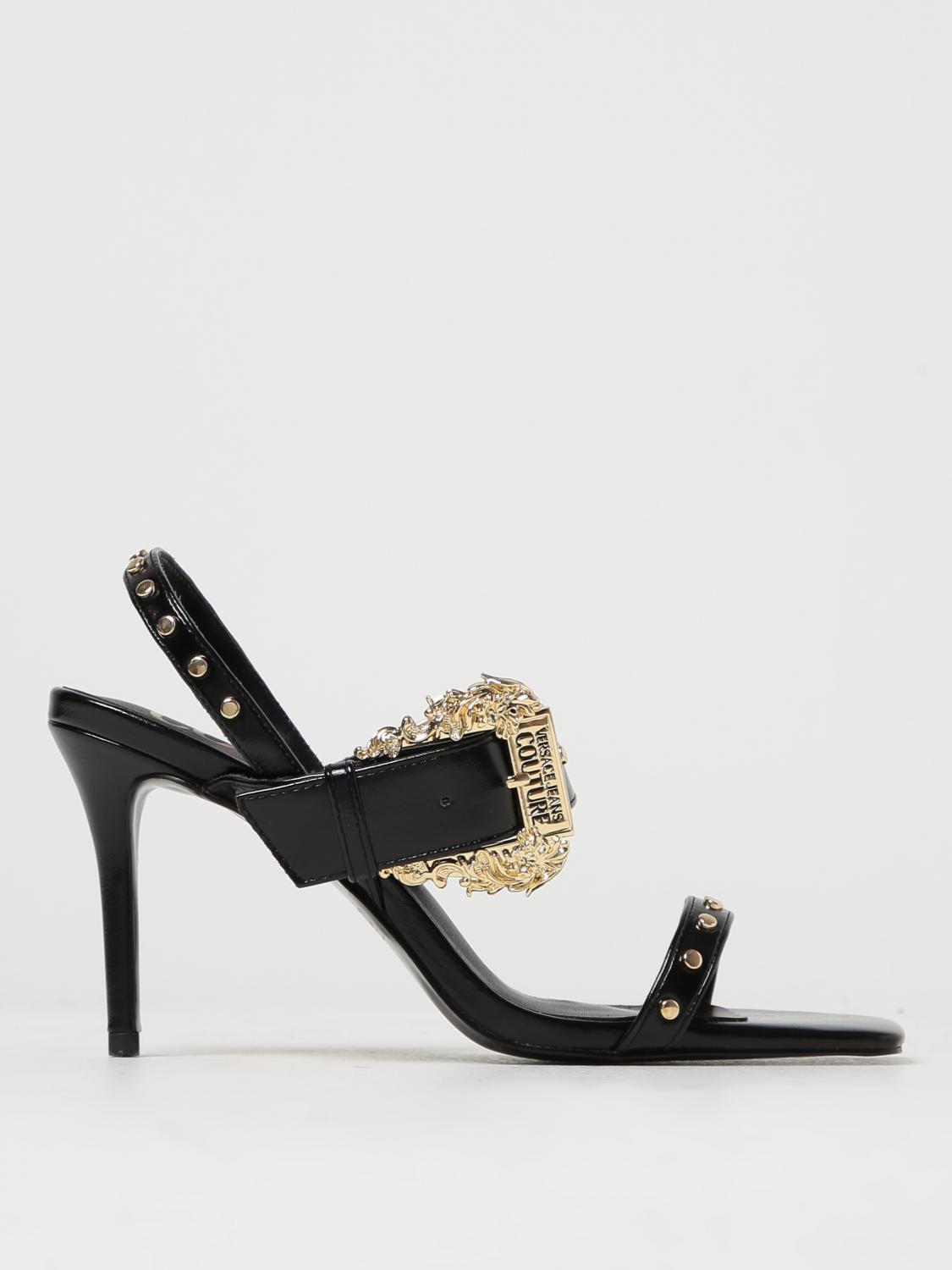 Versace Jeans Couture Heeled Sandals VERSACE JEANS COUTURE Woman colour Black