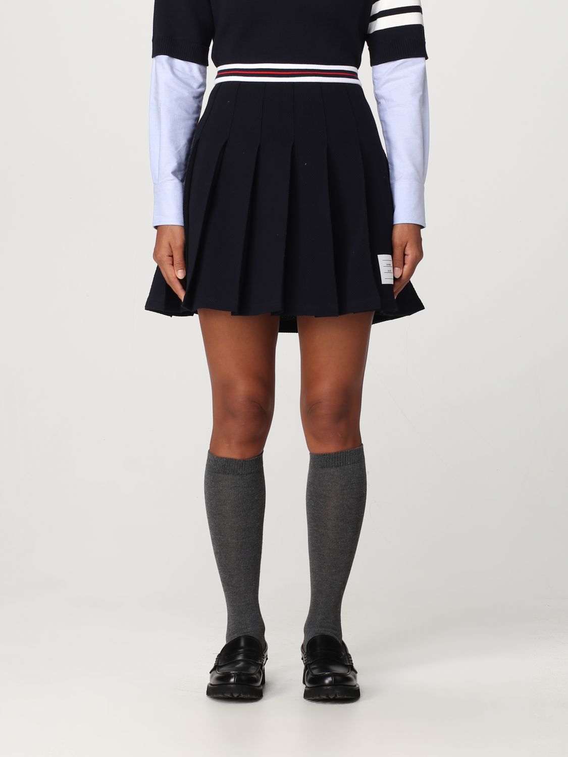 Thom Browne Skirt THOM BROWNE Woman colour Blue