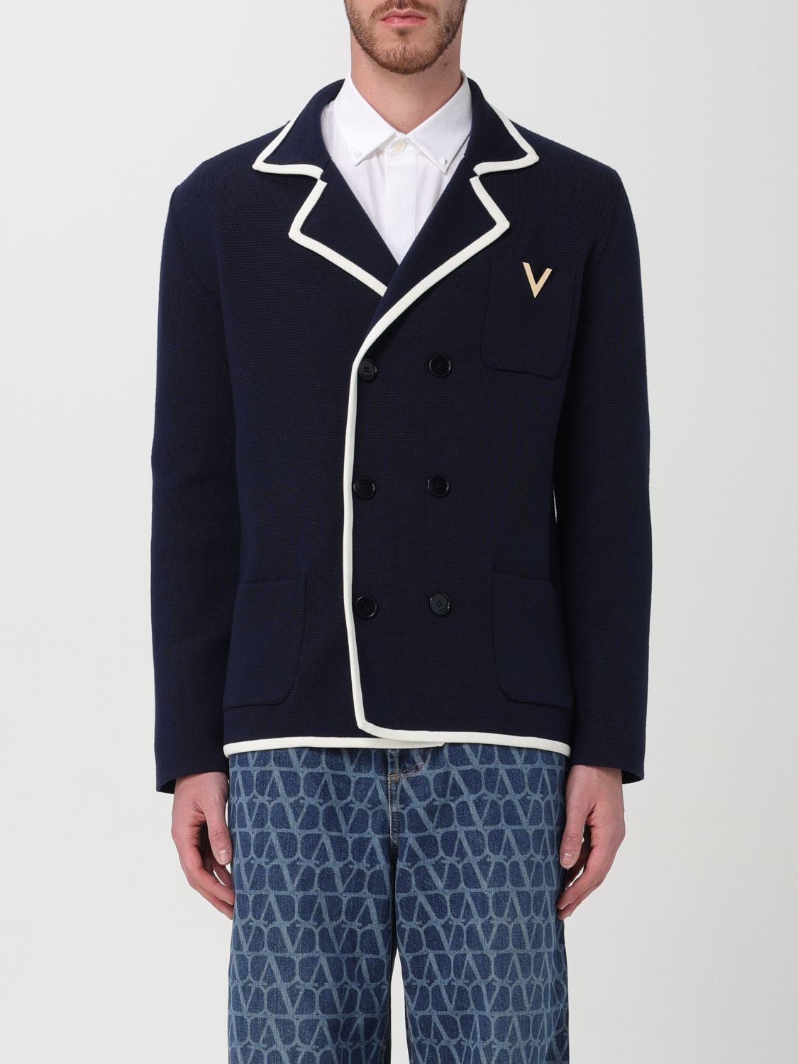 Valentino Blazer VALENTINO Men color Blue