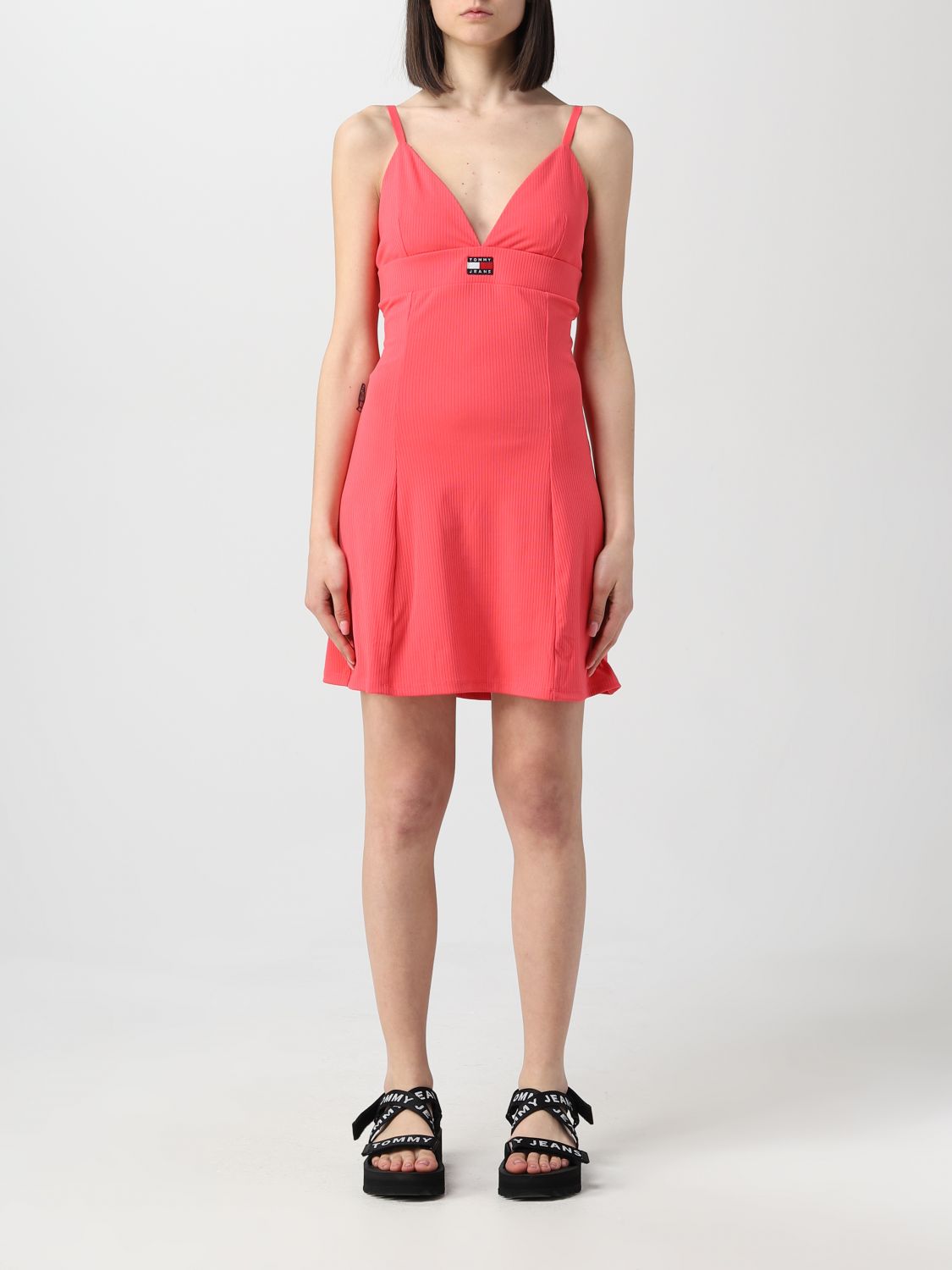 Tommy Jeans Dress TOMMY JEANS Woman colour Fuchsia
