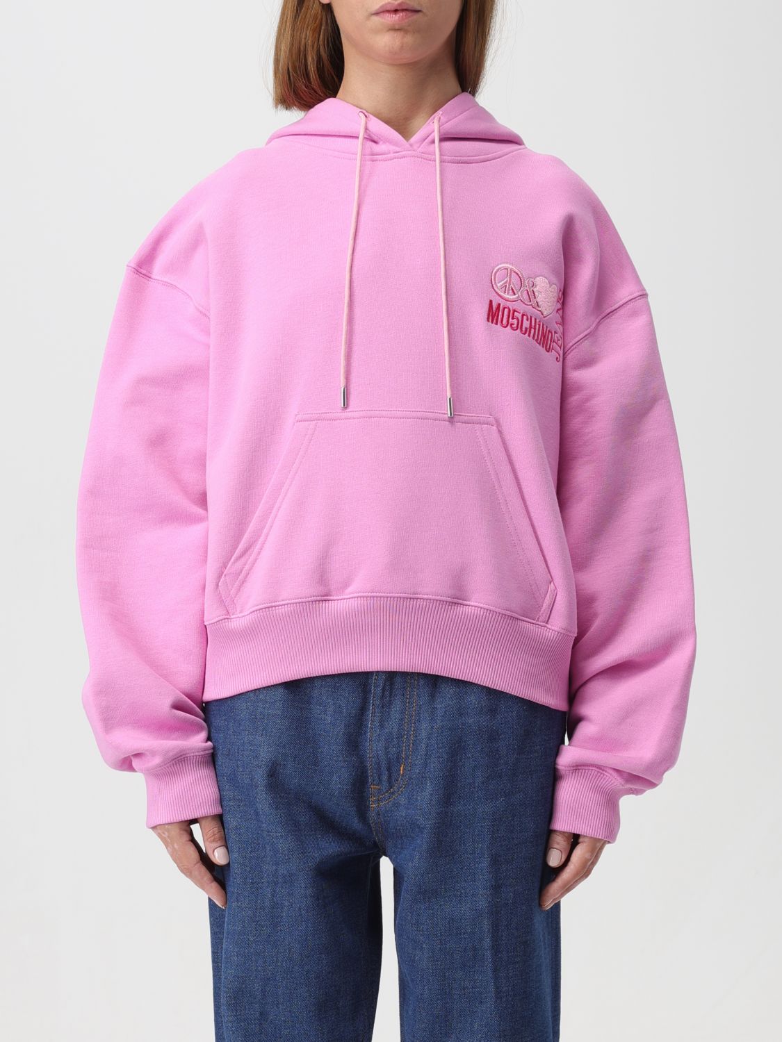 Moschino Jeans Sweatshirt MOSCHINO JEANS Woman colour Pink