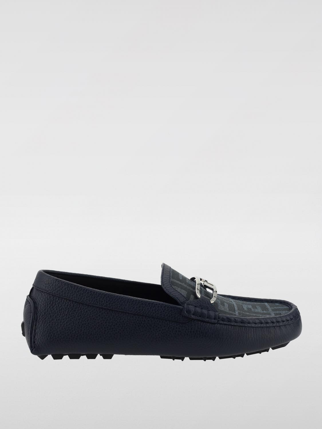 FENDI Loafers FENDI Men color Blue