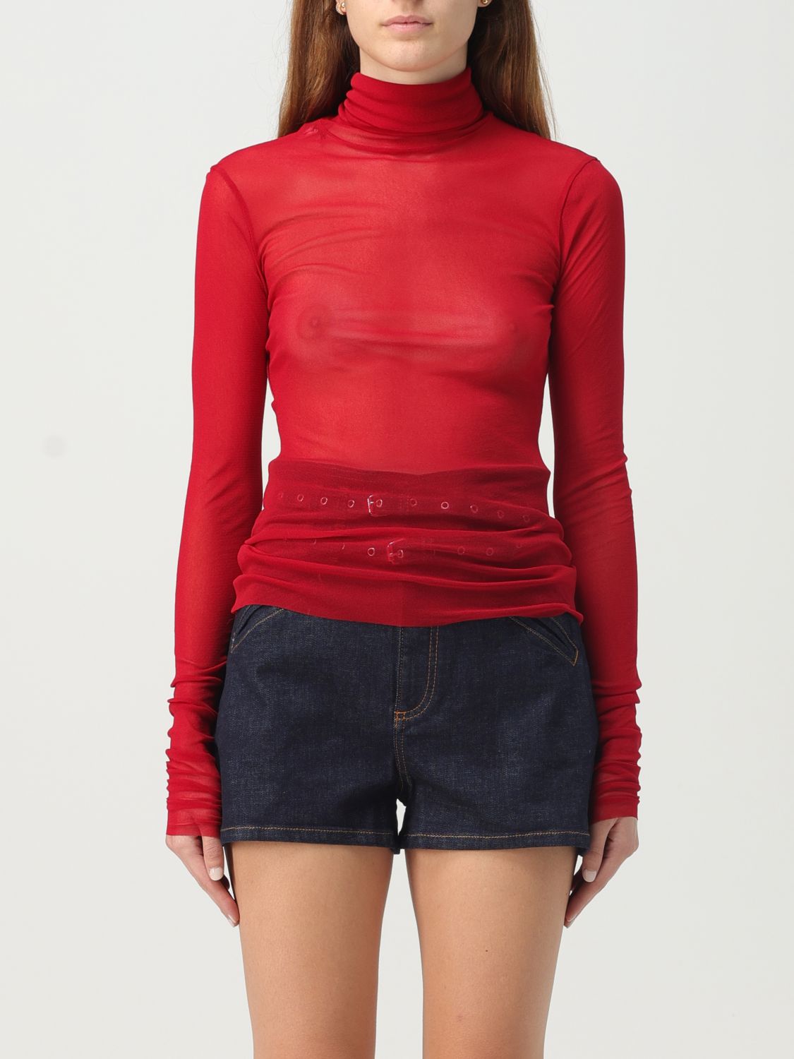 Philosophy Di Lorenzo Serafini Top PHILOSOPHY DI LORENZO SERAFINI Woman colour Red