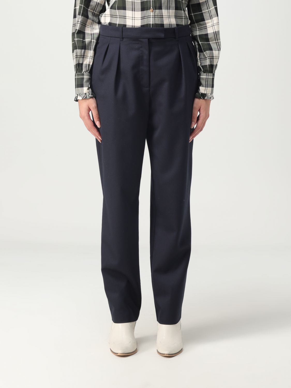 A.P.C. Trousers A.P.C. Woman colour Navy