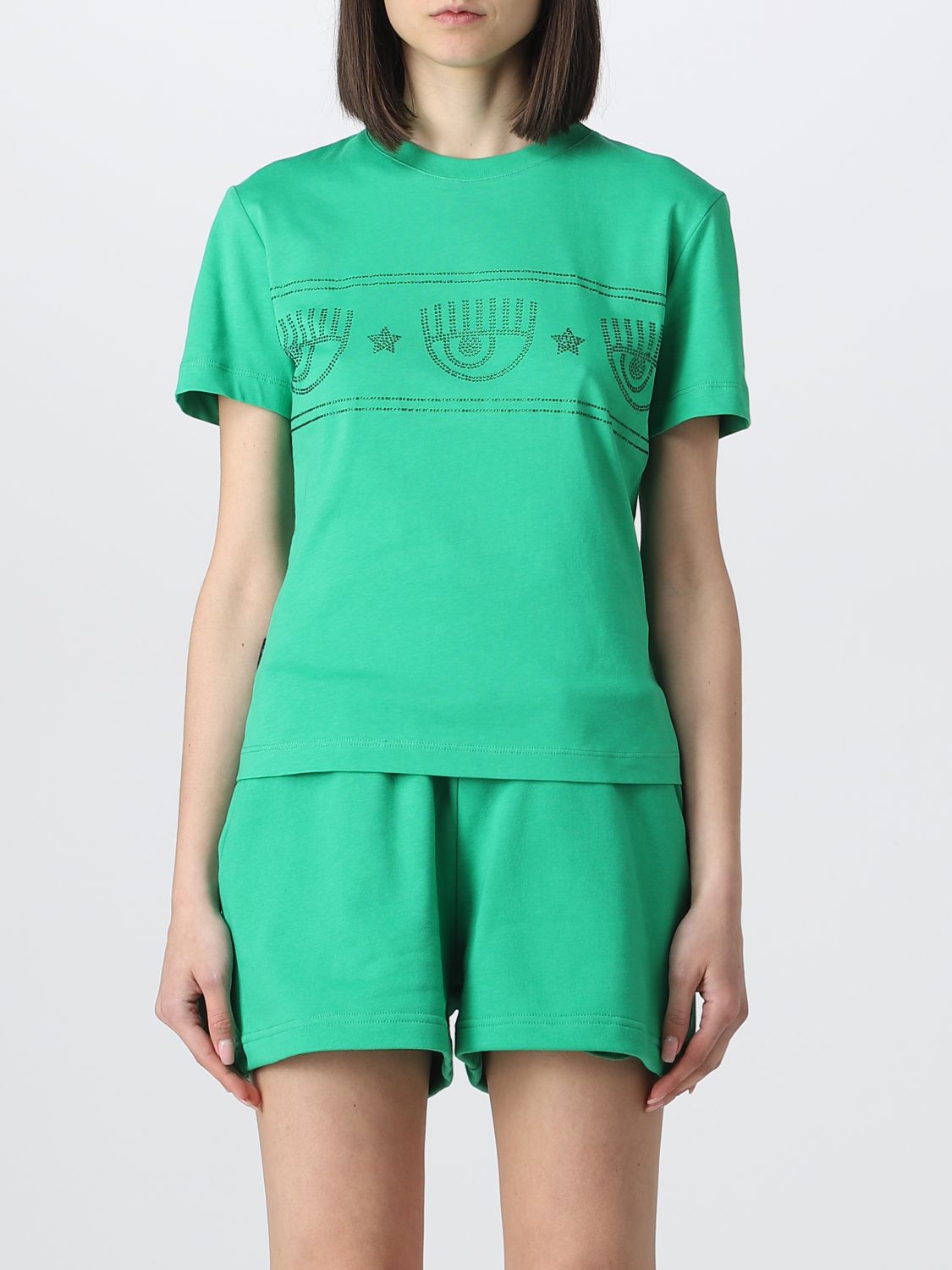 CHIARA FERRAGNI T-Shirt CHIARA FERRAGNI Woman colour Green