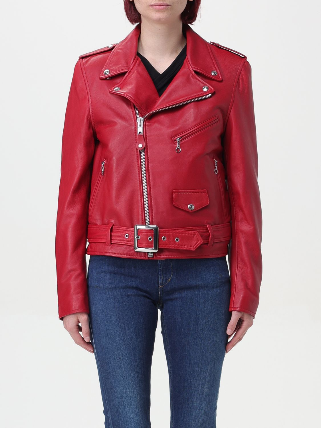 Schott N.y.c. Jacket SCHOTT N. Y.C. Woman color Red