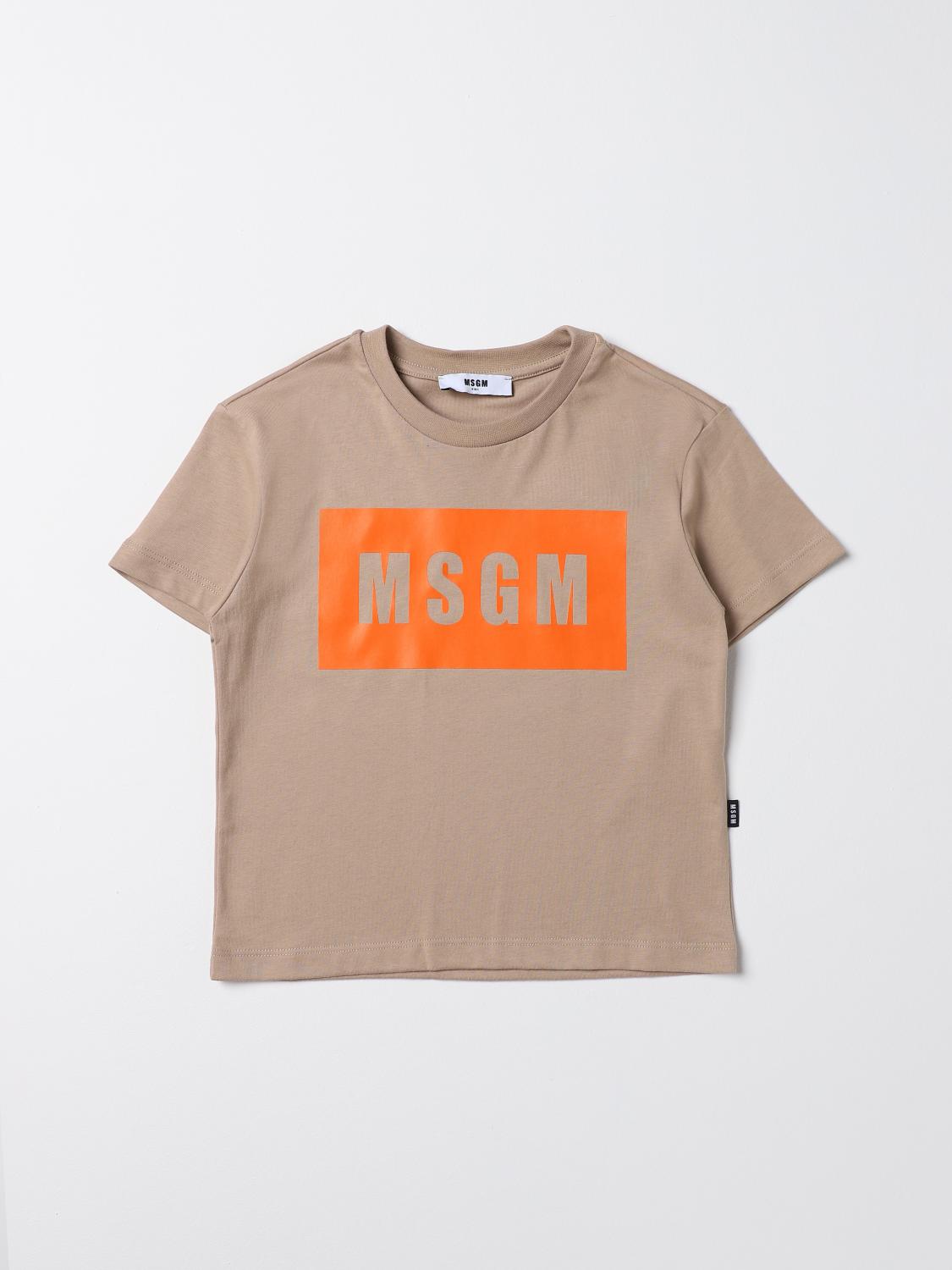 Msgm Kids T-Shirt MSGM KIDS Kids colour Beige