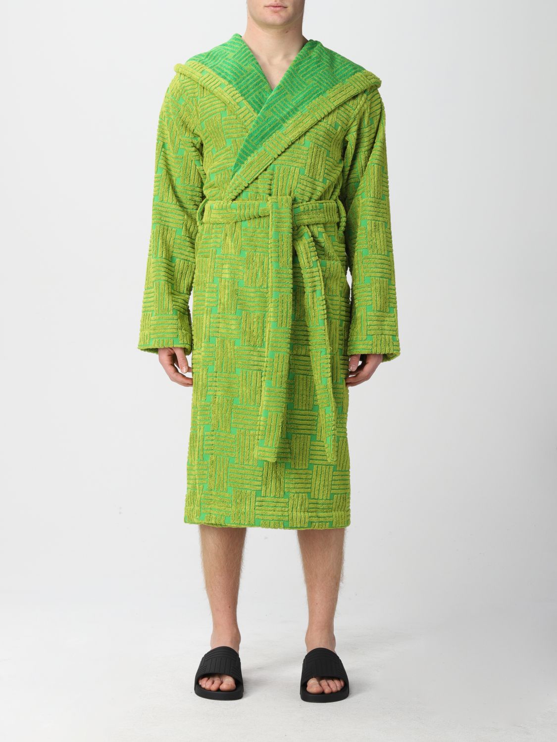 Bottega Veneta Bottega Veneta intreccio cotton bathrobe