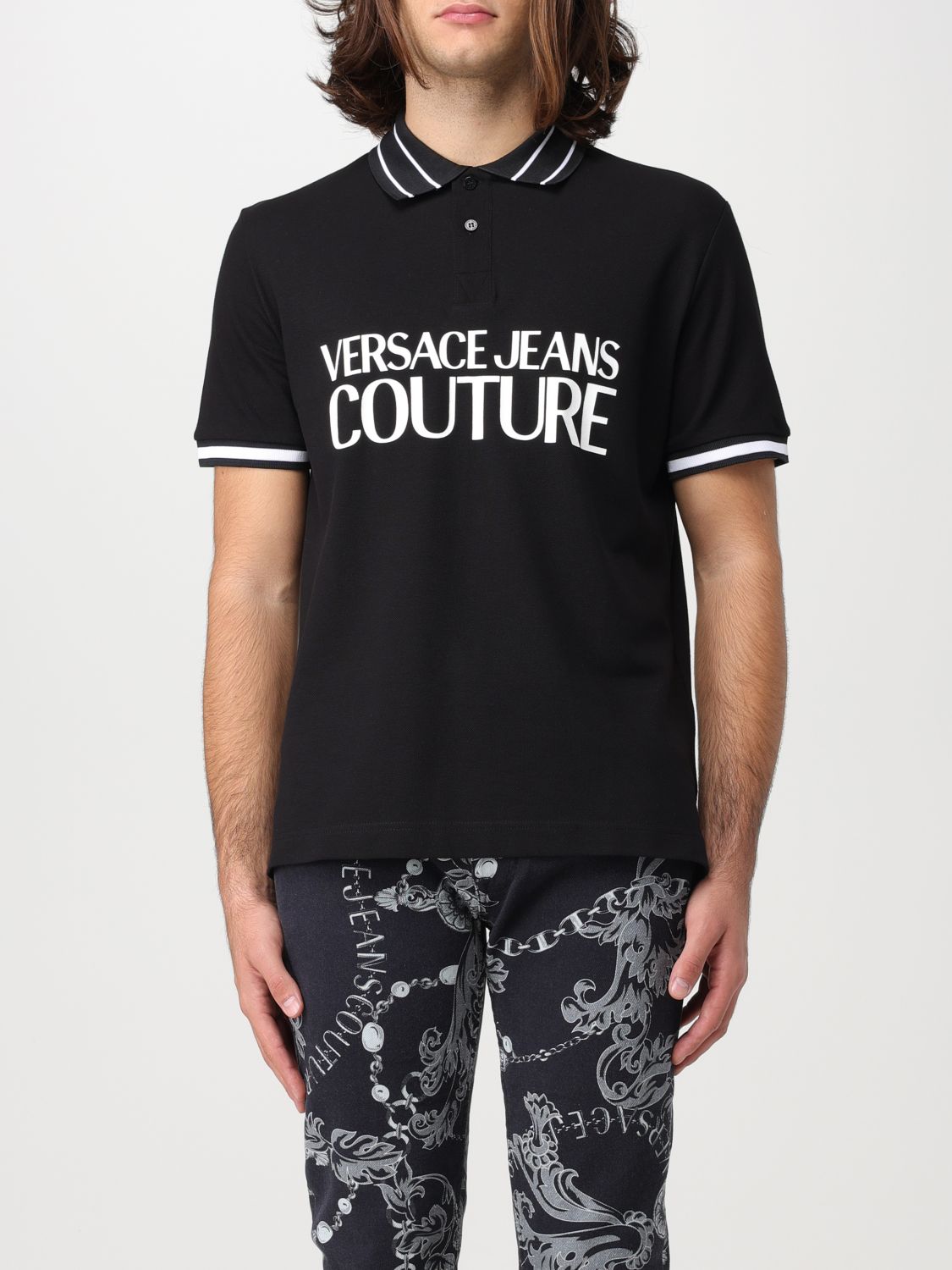 Versace Jeans Couture Polo Shirt VERSACE JEANS COUTURE Men colour Black