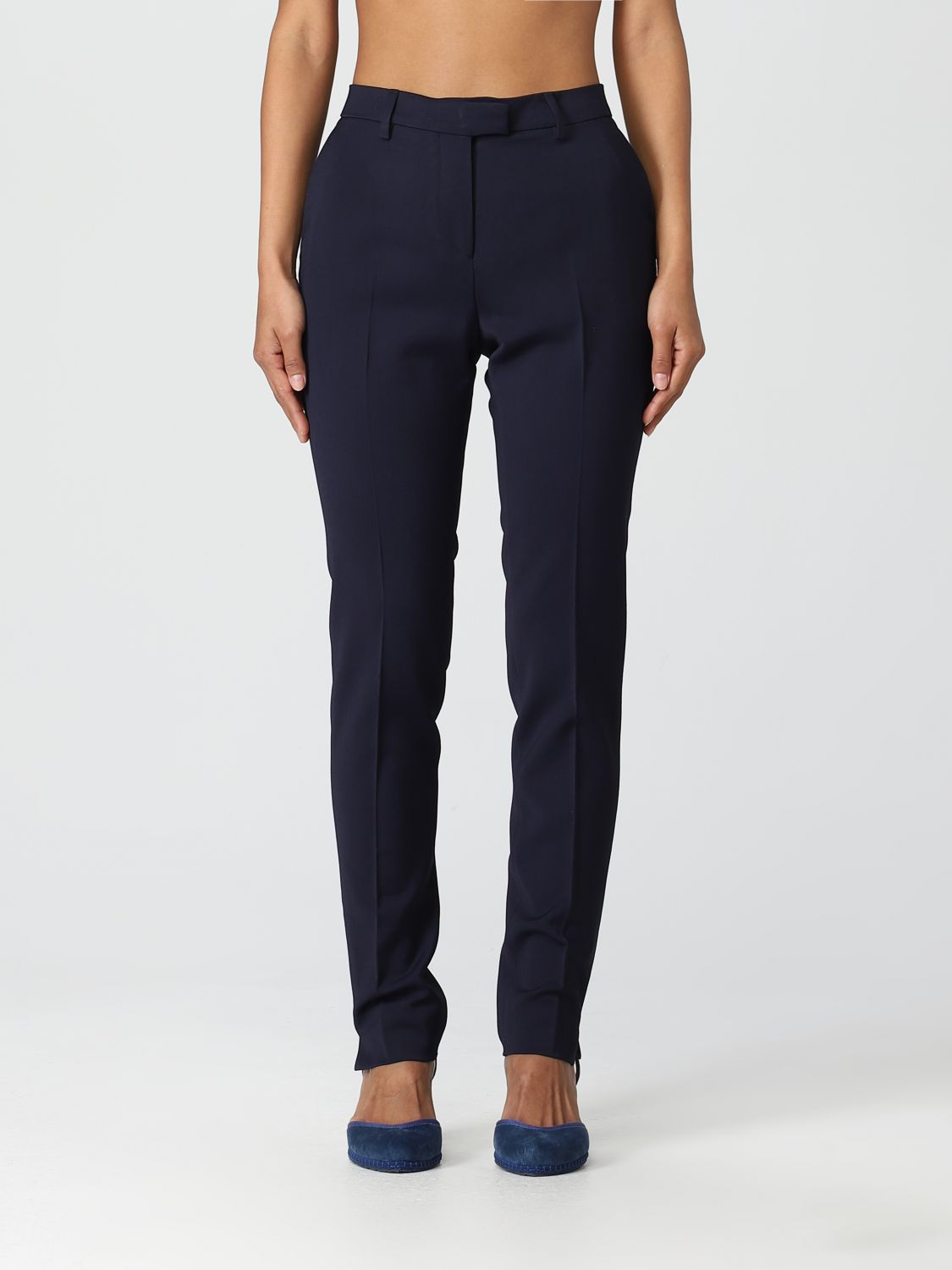 Etro Trousers ETRO Woman colour Blue