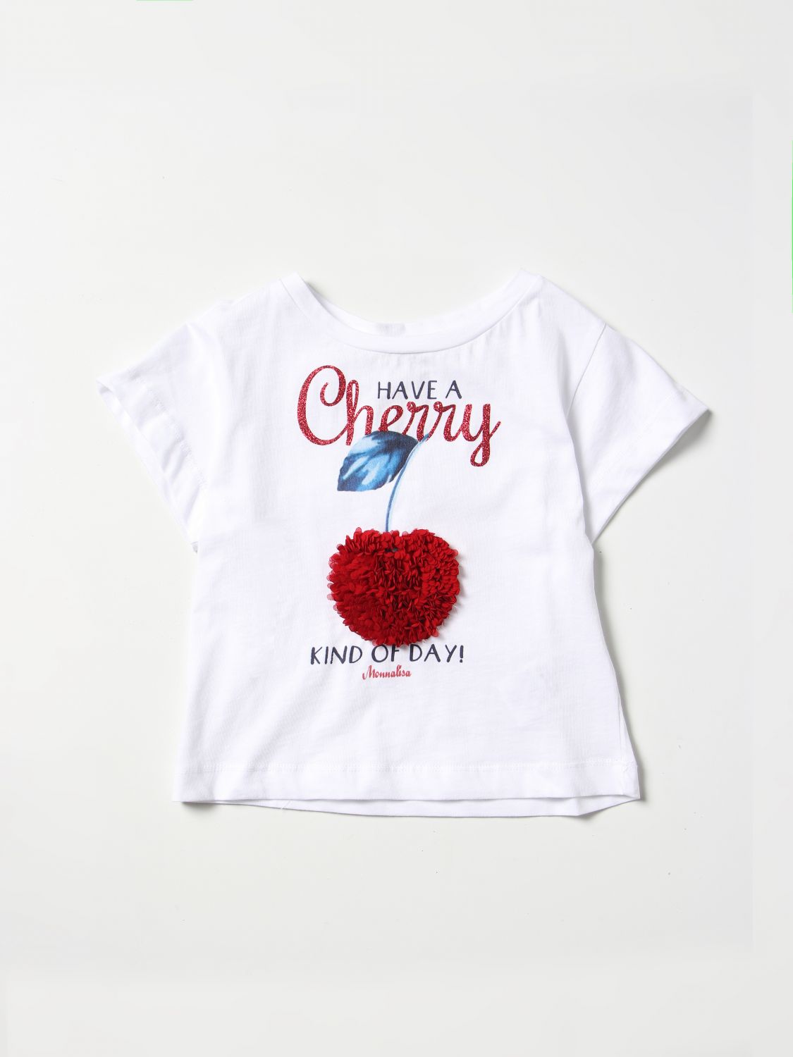 Monnalisa T-Shirt MONNALISA Kids colour White