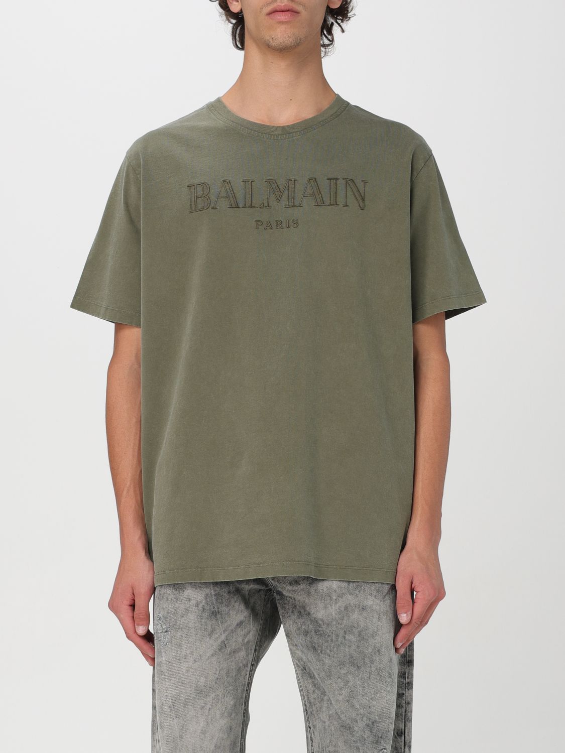 Balmain T-Shirt BALMAIN Men colour Green