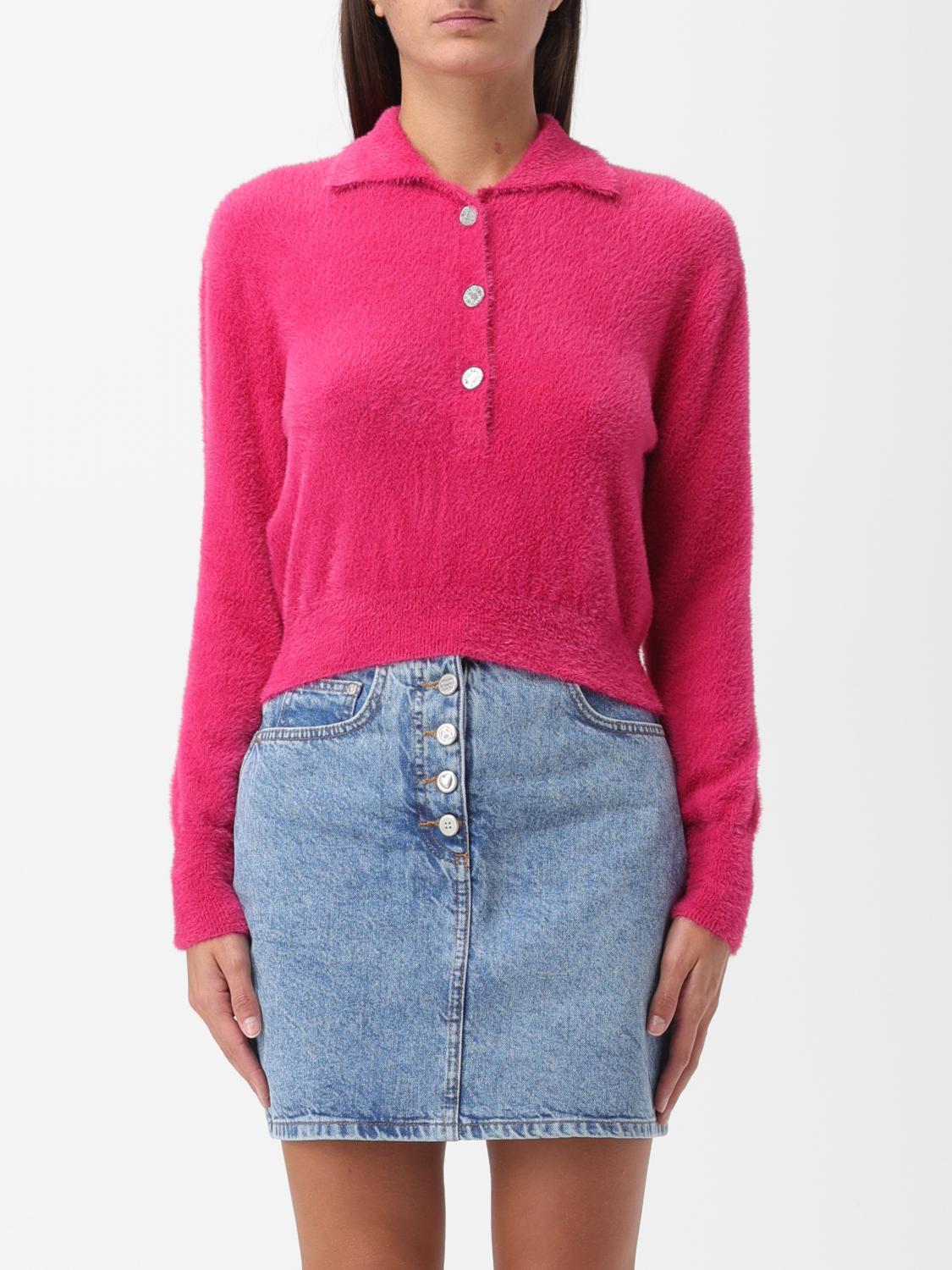 Moschino Jeans Jumper MOSCHINO JEANS Woman colour Fuchsia