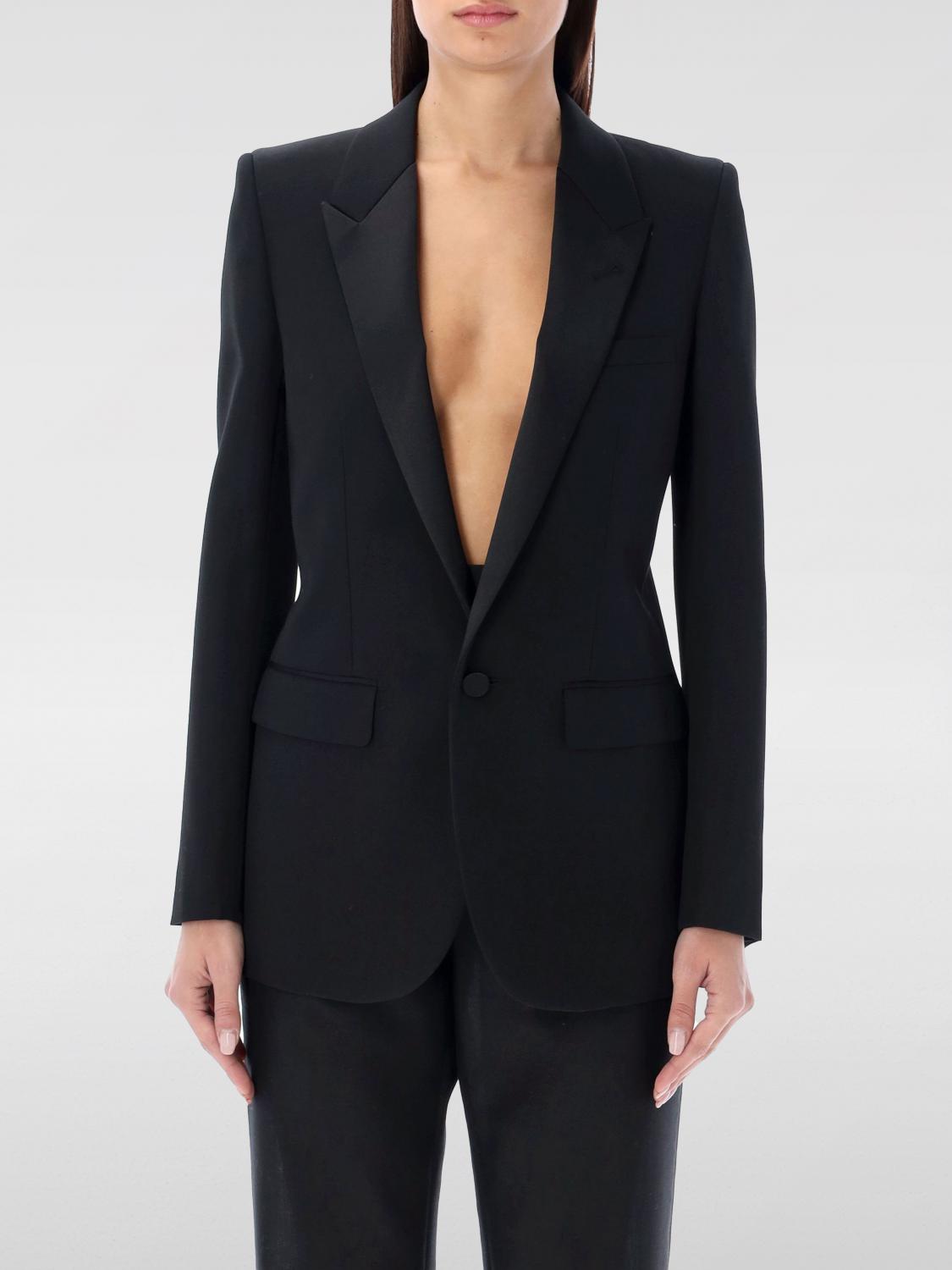 Saint Laurent Blazer SAINT LAURENT Woman color Black