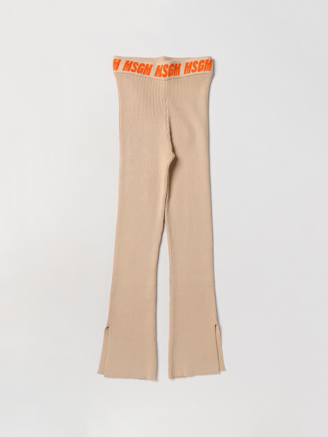 Msgm Kids Trousers MSGM KIDS Kids colour Biscuit