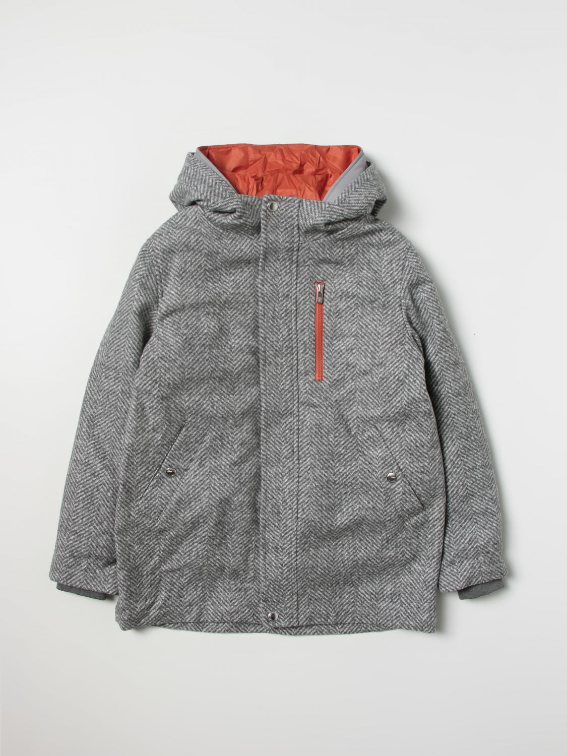 Brunello Cucinelli Jacket BRUNELLO CUCINELLI Kids colour Grey