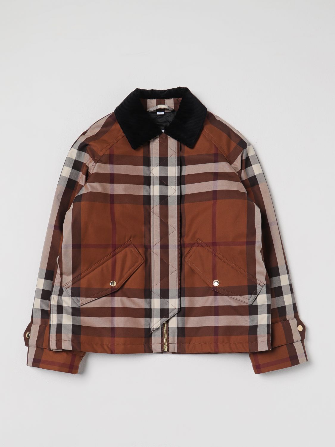 Burberry Kids Jacket BURBERRY KIDS Kids colour Brown