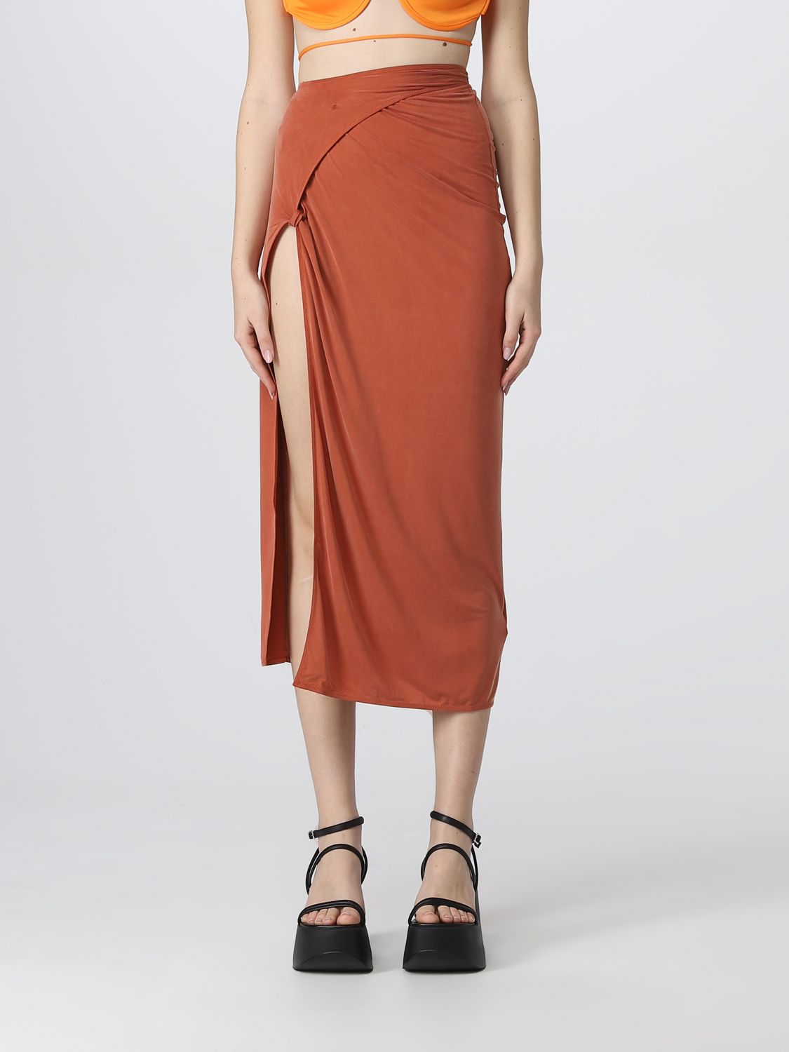 Jacquemus Skirt JACQUEMUS Woman colour Orange