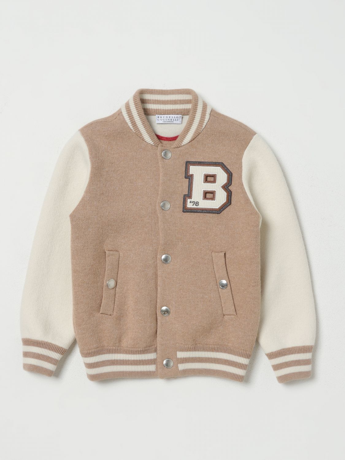 Brunello Cucinelli Jumper BRUNELLO CUCINELLI Kids colour Camel