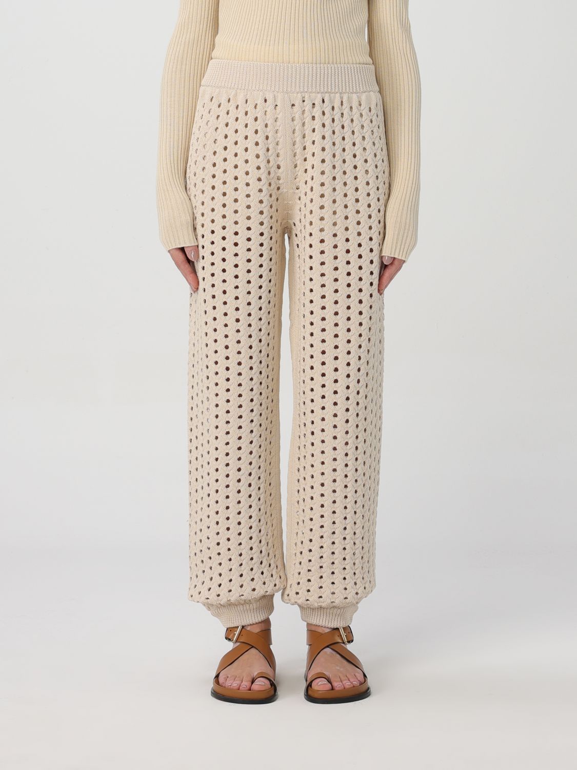 Max Mara Trousers MAX MARA Woman colour White