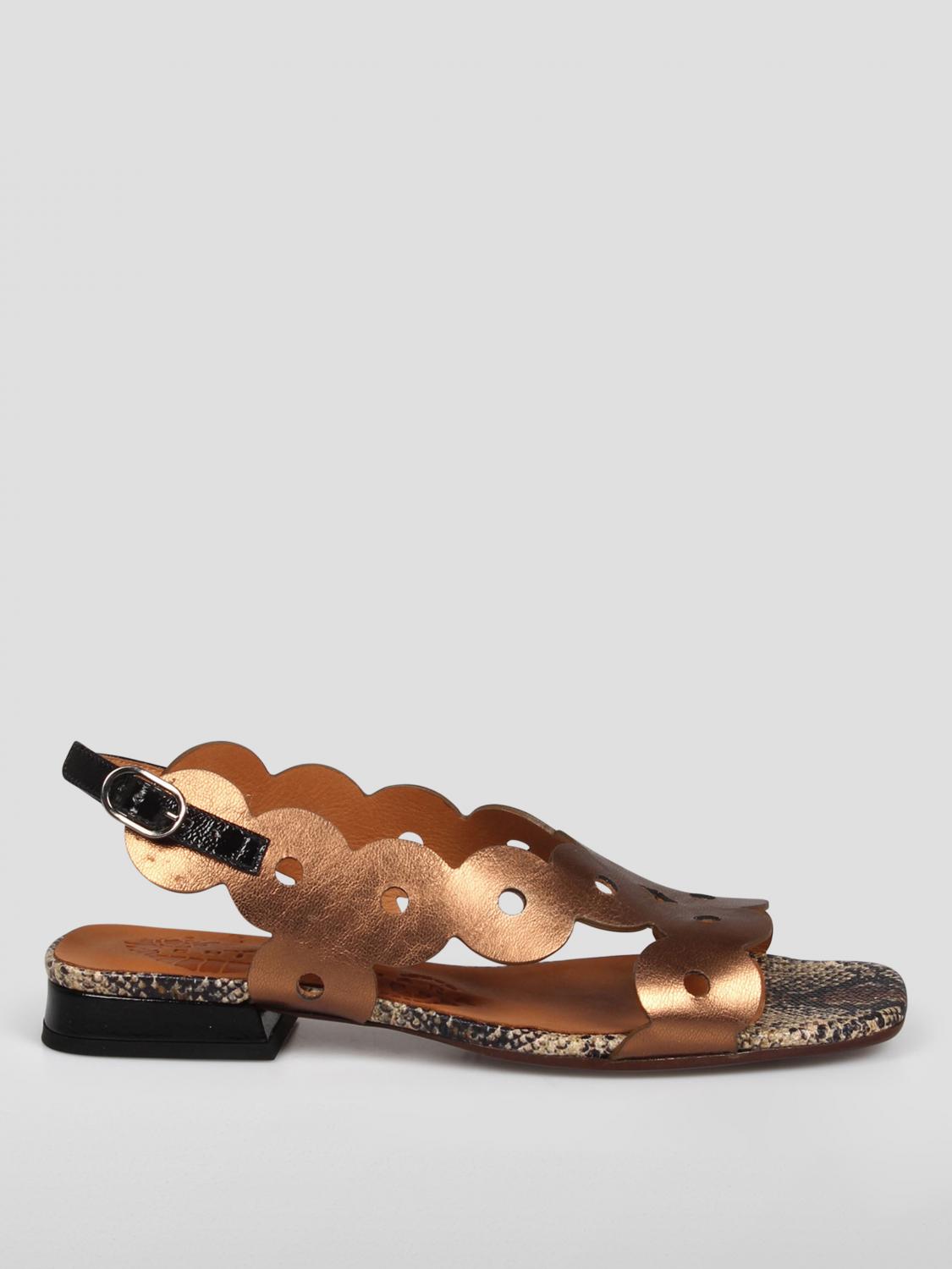 Chie Mihara Flat Sandals CHIE MIHARA Woman color Bronze