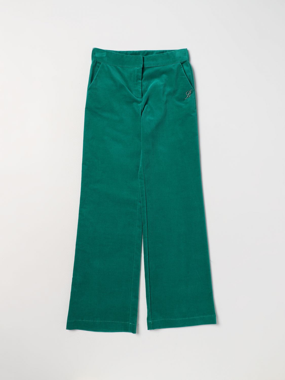 Miss Blumarine Trousers MISS BLUMARINE Kids colour Green