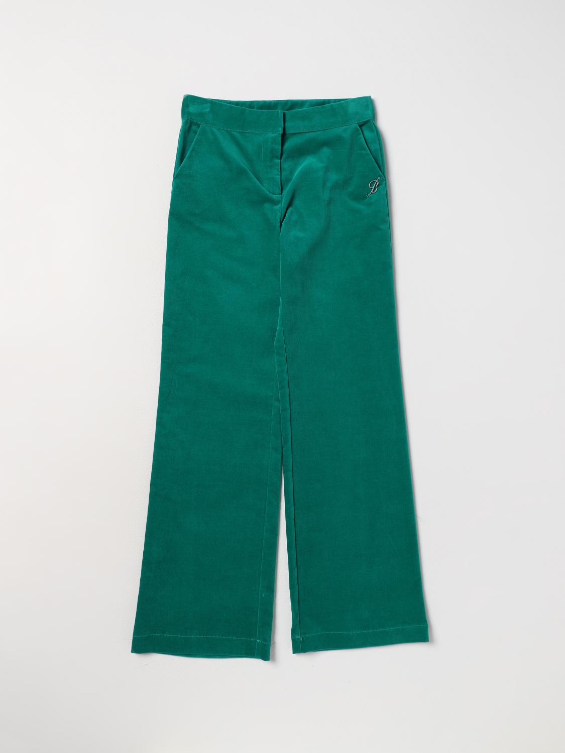 Miss Blumarine Trousers MISS BLUMARINE Kids colour Green