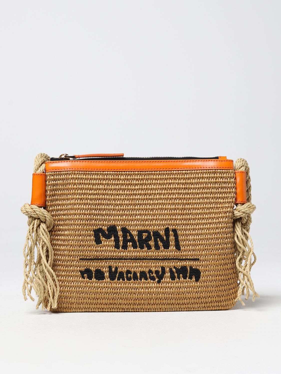Marni X No Vacancy Inn Shoulder Bag MARNI X NO VACANCY INN Woman colour Beige