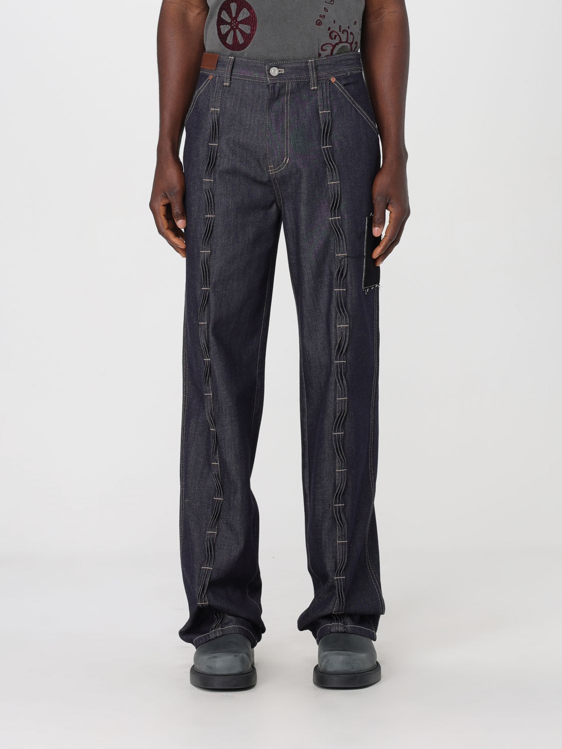 Andersson Bell Pants ANDERSSON BELL Men color Indigo