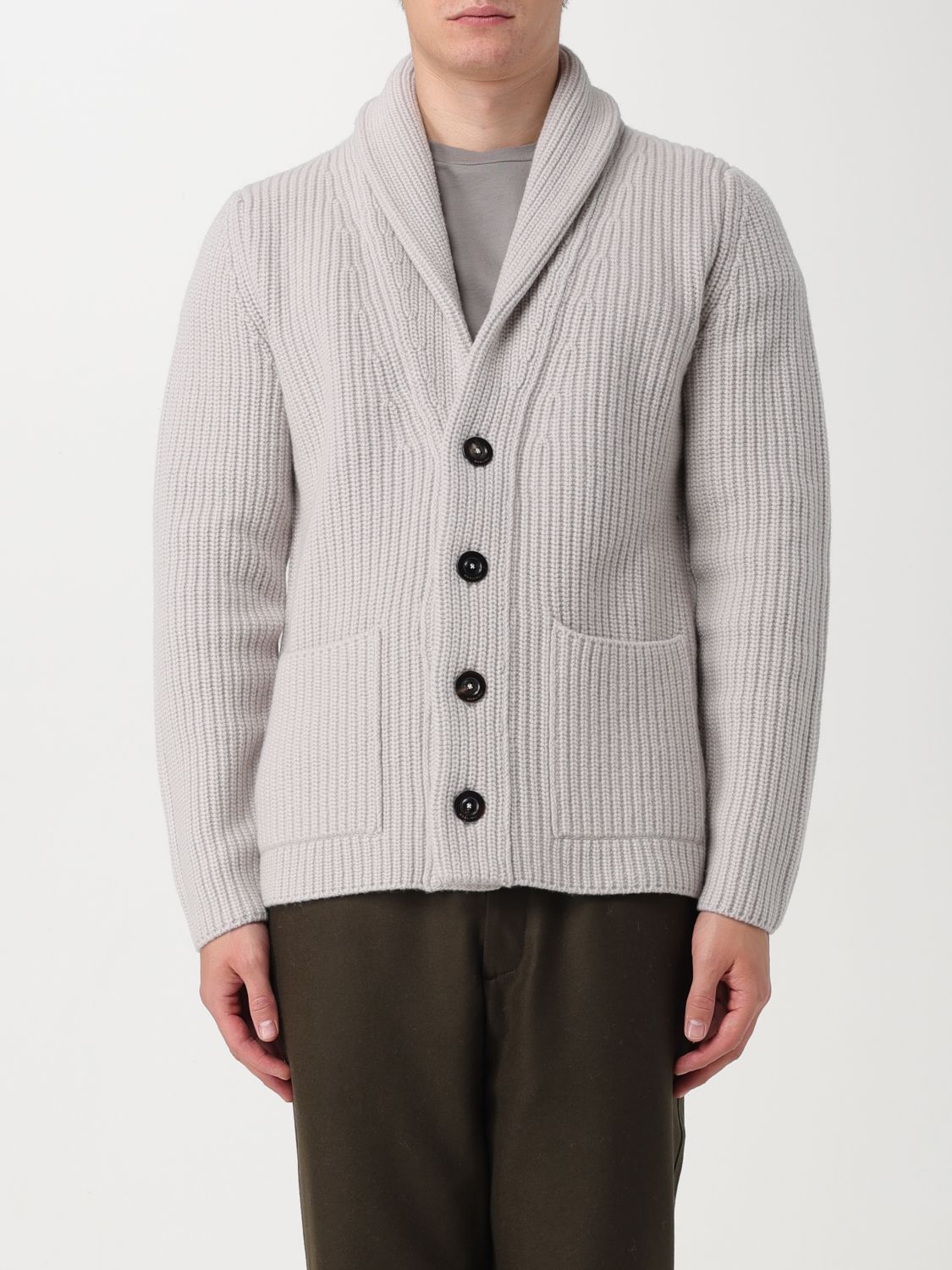 Boglioli Cardigan BOGLIOLI Men colour Grey