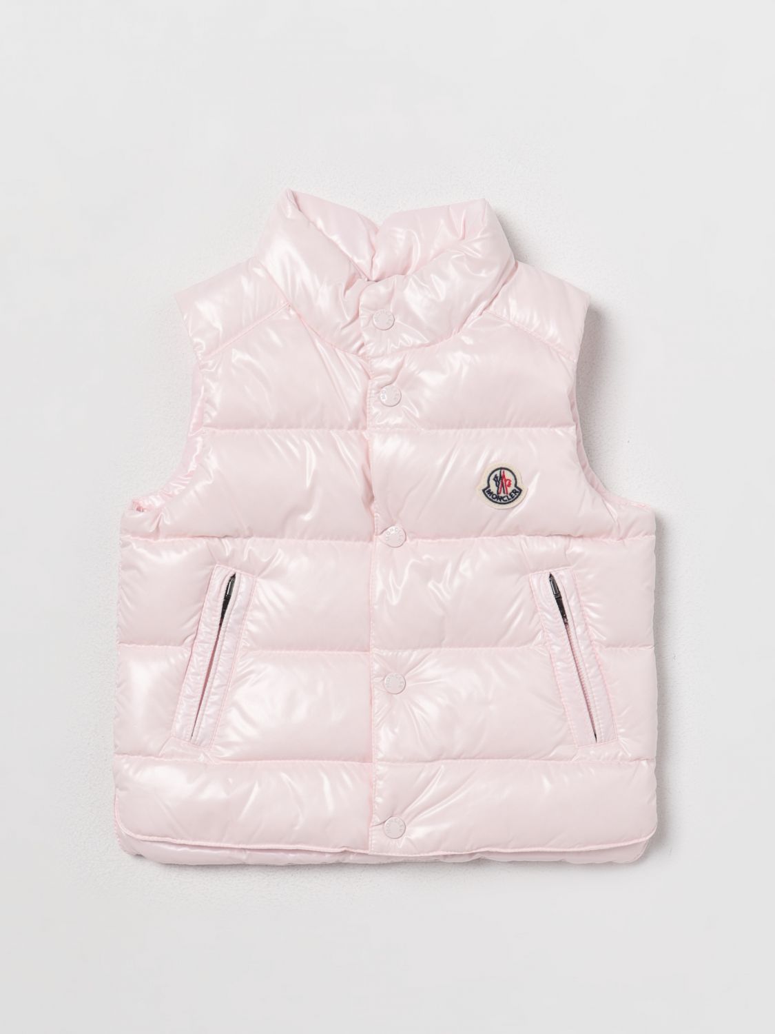 Moncler Waistcoat MONCLER Kids colour Pink